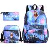 Genshinimpact Yuanshen School Bag Three-Piece Pencil Case Shoulder Bag Backpack