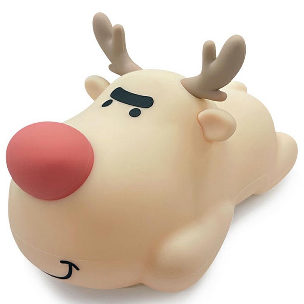 

Нічник у вигляді північного оленя, силіконовий нічник для дитячої кімнати, настільні прикраси A