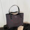 Trendy Korean Fashionable Large Capacity Tote Bag For Women With Stylish Patterns