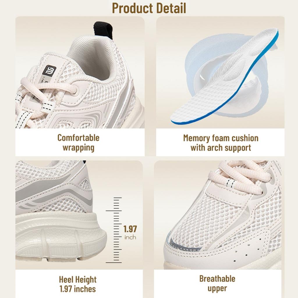 Baasploa Women Running Shoes Fashion Lightweight Mesh Non-Slip Jogging Sneaker Female Outdoor Breathable Colorful Casual Shoes