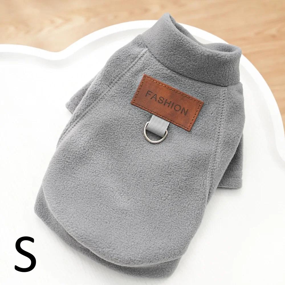 Winter Solid Color Pet Hoodie Soft Pullover Sweatshirt Fashion Warm Clothes For Small Dogs Puppy Chihuahua Cats Pet Apparel Accessories