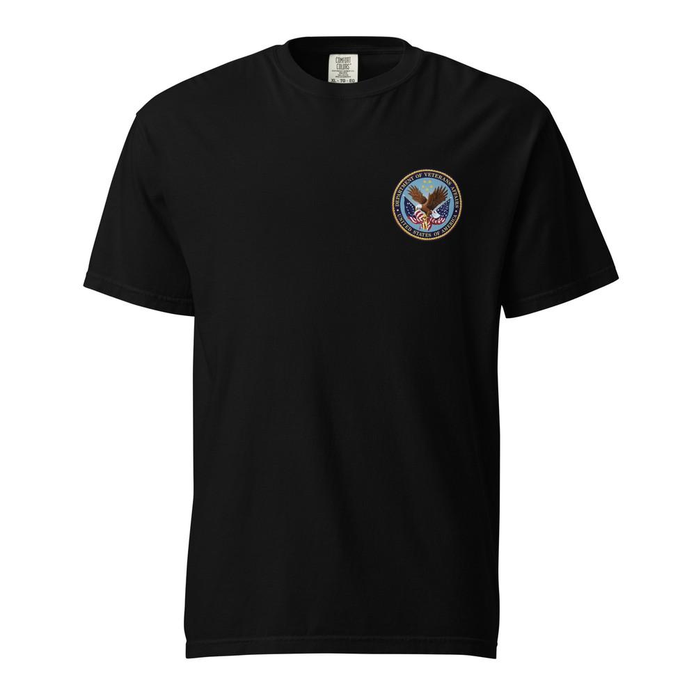US Department of Veterans Affairs Seal T-Shirt VA Comfort Colors Garment Dyed Unisex T-Shirt M