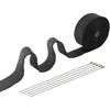 2'' X 16.5' Exhaust Header Wrap Tape for Motorcycle Fiberglass 2" X 16.5' BLACK