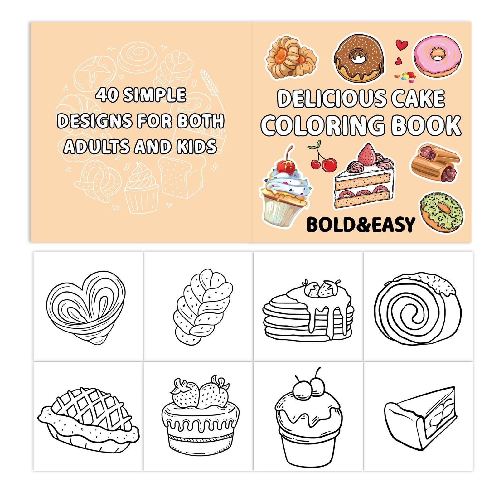 Раскраска «Торт Десерт» — фото 3