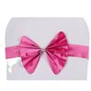 Hotel Chair Back Ribbon Bow Decoration for Weddings