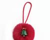 New Faux Rabbit Fur Pom Pom Christmas Tree Ornaments DIY Fluffy Plush Ball Holiday Decor Props