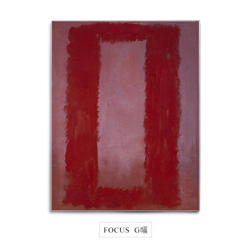 Abstrakte bunte Mark Rothko Fokus Leinwand Malerei moderne Poster und Druck Wandkunst Bilder für Wohnzimmer Dekoration Cuadros