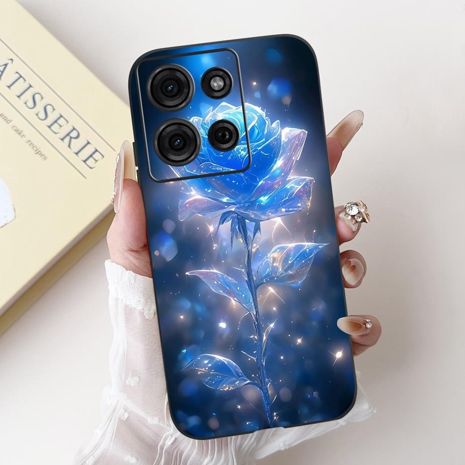 For Motorola Moto G15 Case MotoG75 XT2437-2 New Luxury Candy Painted Cover Soft TPU Phone Cases For Moto G75 G 15 MotoG15 Bumper