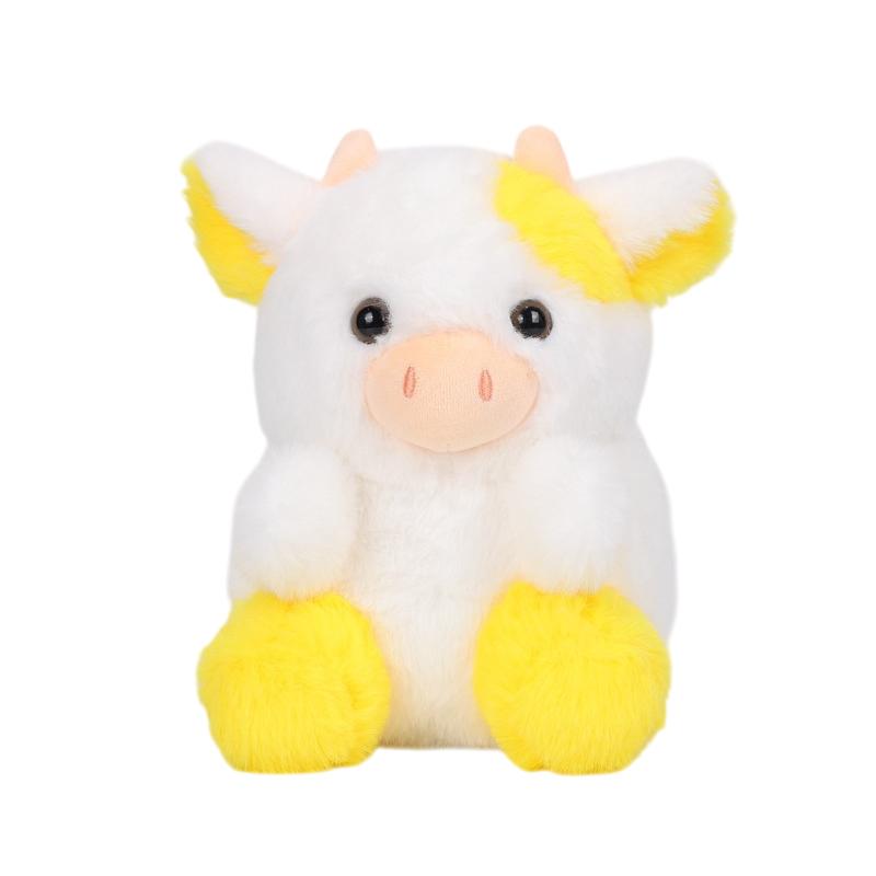 7 Inc Soft Pink Cow Plush Toy Cute Cartoon Strawberry Cow Calf Doll Children'S Toys Brithday Gift