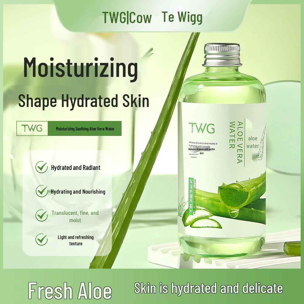 TWG Hydrating Aloe Vera Face Cream - Moisturizing and Soothing Formula with Large Capacity