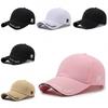 Embroidery M Letter Baseball Hat Outdoor Adjustable Sun Breathable Protection