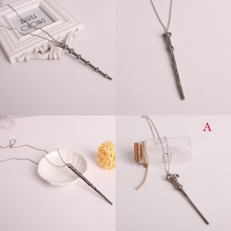 Magic Wand Pendant Necklace For Men And Women Stunning Alloy Fashion Jewelry