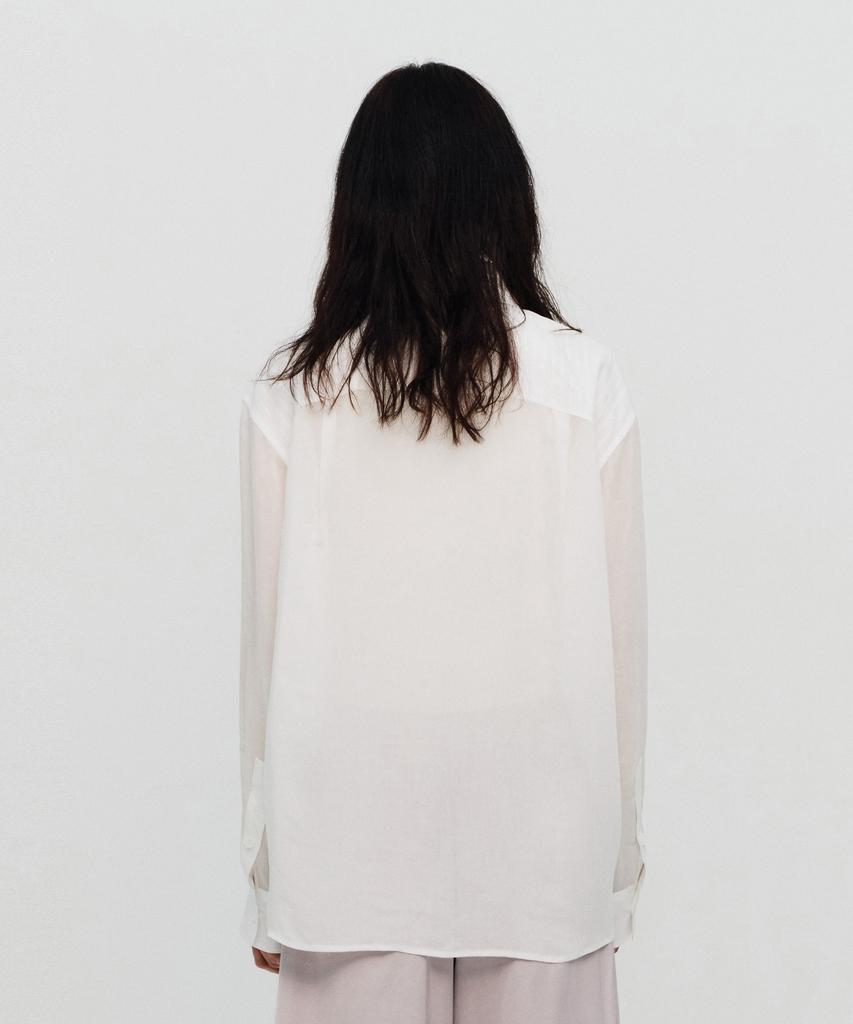 SEALOT Block Stripe Oversized Shirt (White)