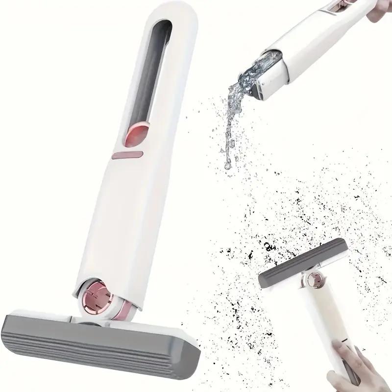 Cleaning Supplies Mini Squeeze Mop Home Kitchen Car Cleaning Mop Desk Cleaner Glass Sponge Cleaning Mop Household Cleaning Tools