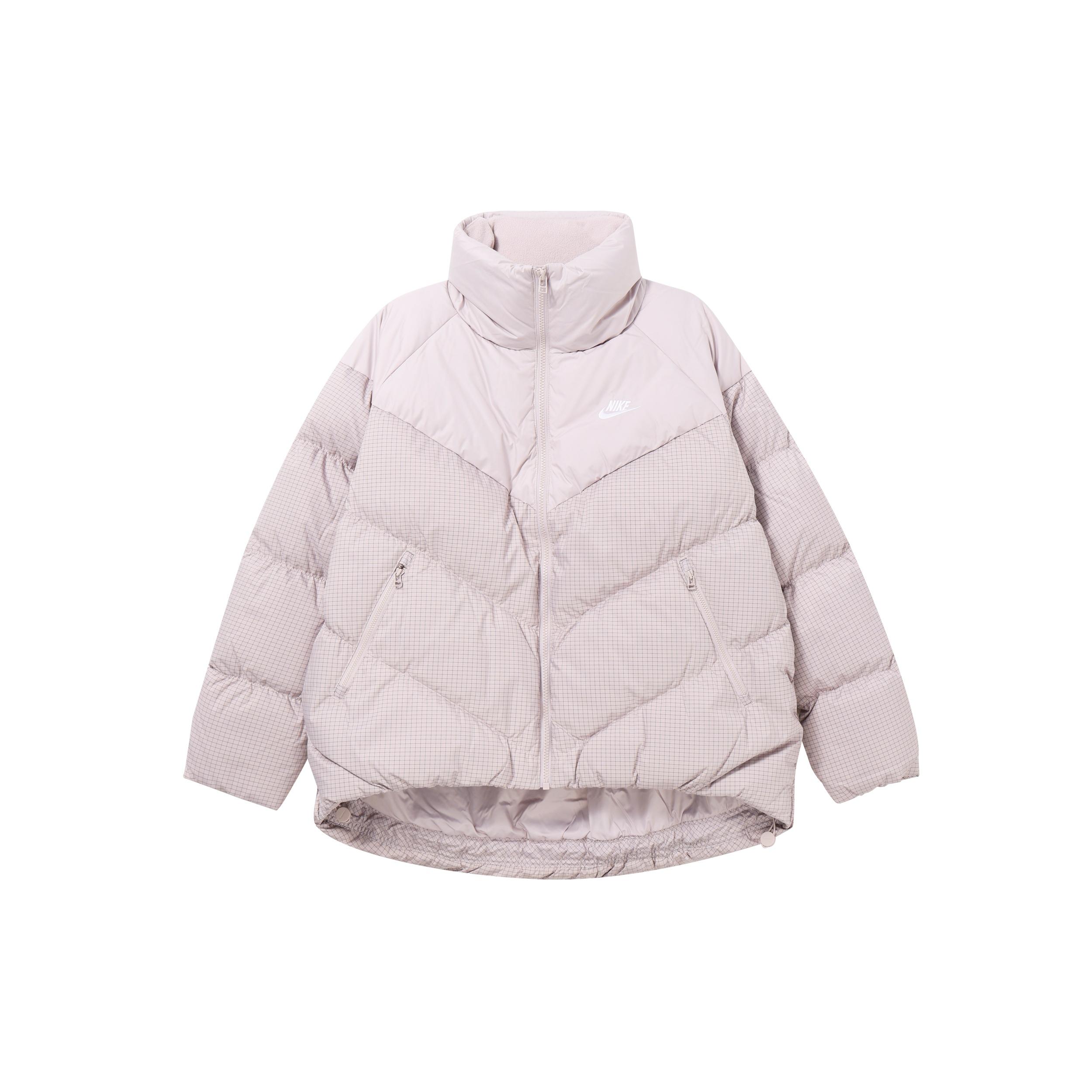 (WMNS) Nike Sportswear Windpuffer Therma-FIT Loose Puffer Jacket Grey Purple Women s FD8212-019 S