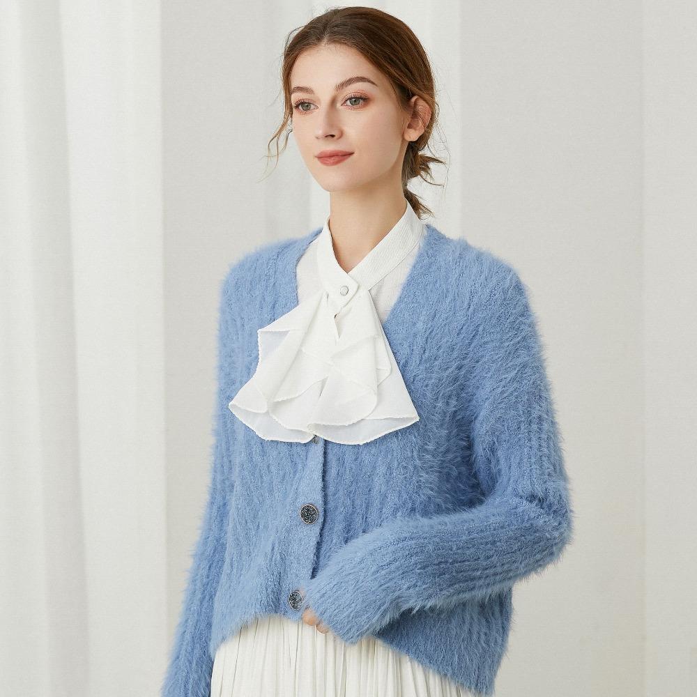 High Quality Detachable Collars for Woman White Chiffon Fashionable Collar Spring Autumn Collar