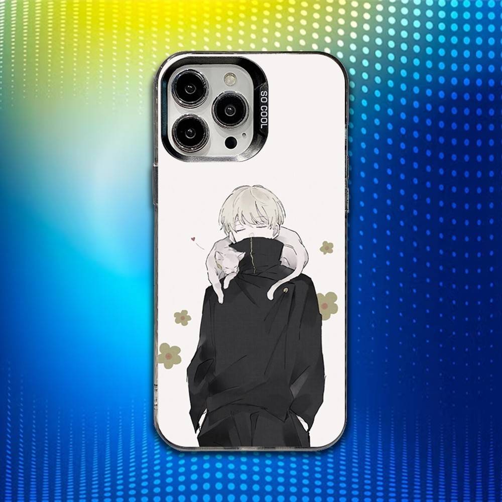 Anime T-Toge Inumaki Phone Case For iPhone 16,15,14,13,12,11,Mini,Pro,SE,MAX White Matte Shockproof Cover