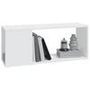TV Stand White 80 x 24 x 32 cm Engineered Wood