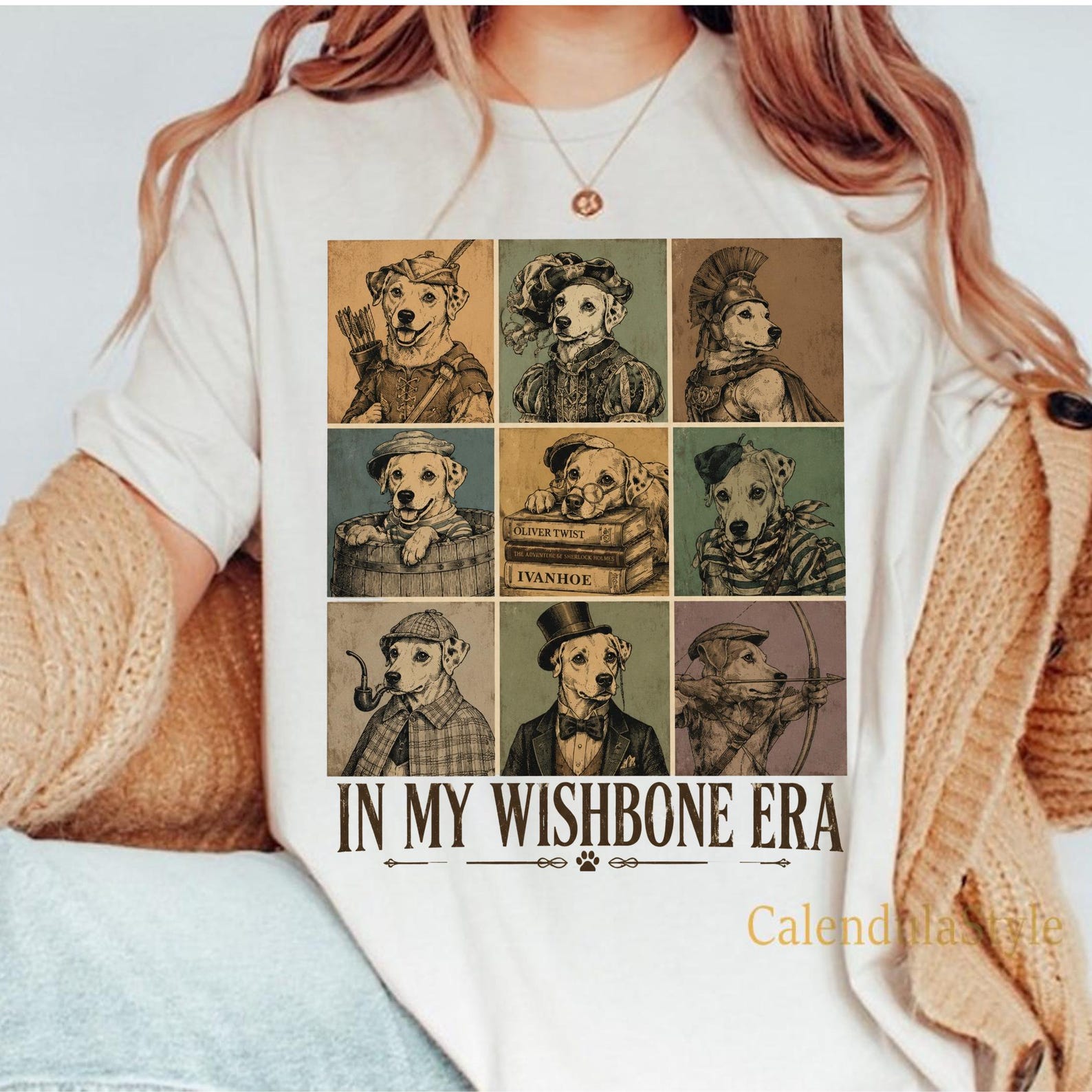 In My Wishbone Era Sweater, Wishbone Dog Shirt, Literary Dog Lover Shirt, Literary Dog Lover Crewneck, Jack Russell Bookworm Shirt S
