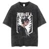 New Short Sleeved Round Neck Yk Tshirt Men New In Top  Tees Mens Parentchild TShirt Anime Attack On Titan Eren Jaeger