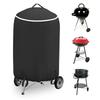 Practical Round BBQ Grills Cover Ultraviolets Resistant Tearproof With Portable Handle And Bottom Foot Sleeves