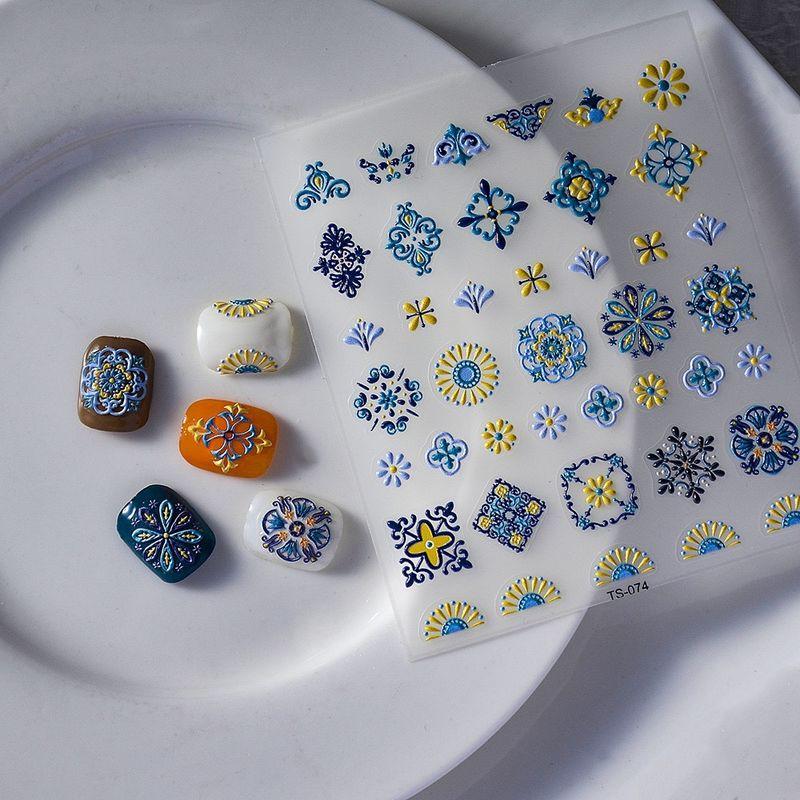 

Bohemia Ethnic Style Small Pattern Nail Stickers TS-074 Bohemia