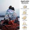 1pc. Autumn Adventure Reindeer and Snowman Plush Toy, Perfect for Home Decor, Office Blanket, Outdoor Gift (80-120 Characters)