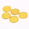 100 fichas de póker de casino de plástico dorado de 35 mm con diseño de modelo, valor 100