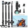 Motorcycle Bicycle Camera Holder Handlebar Mount Bike Bracket for GoPro 13 12 11 10 9 8 DJI Action 6 5 Pro NANO Insta360 X5 X4