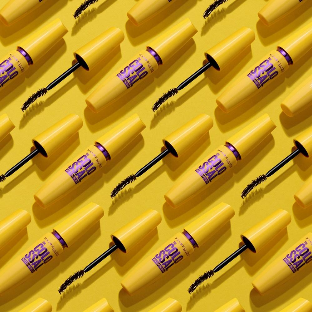 Maybelline New York Colossal Waterproof Mascara 9.2ml, real black, 2 pcs.