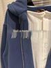 2025 Winter Praying Spoof Knit Hoodie with Fleece Zipper Sweatshirt.