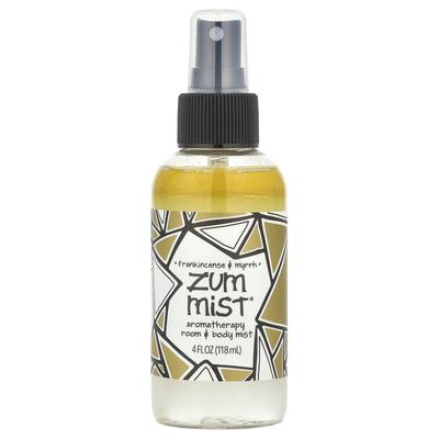 ZOOM MIST, Room & Body Aromatherapy Mist, Frankincense & Myrrh, 4 Fl Oz