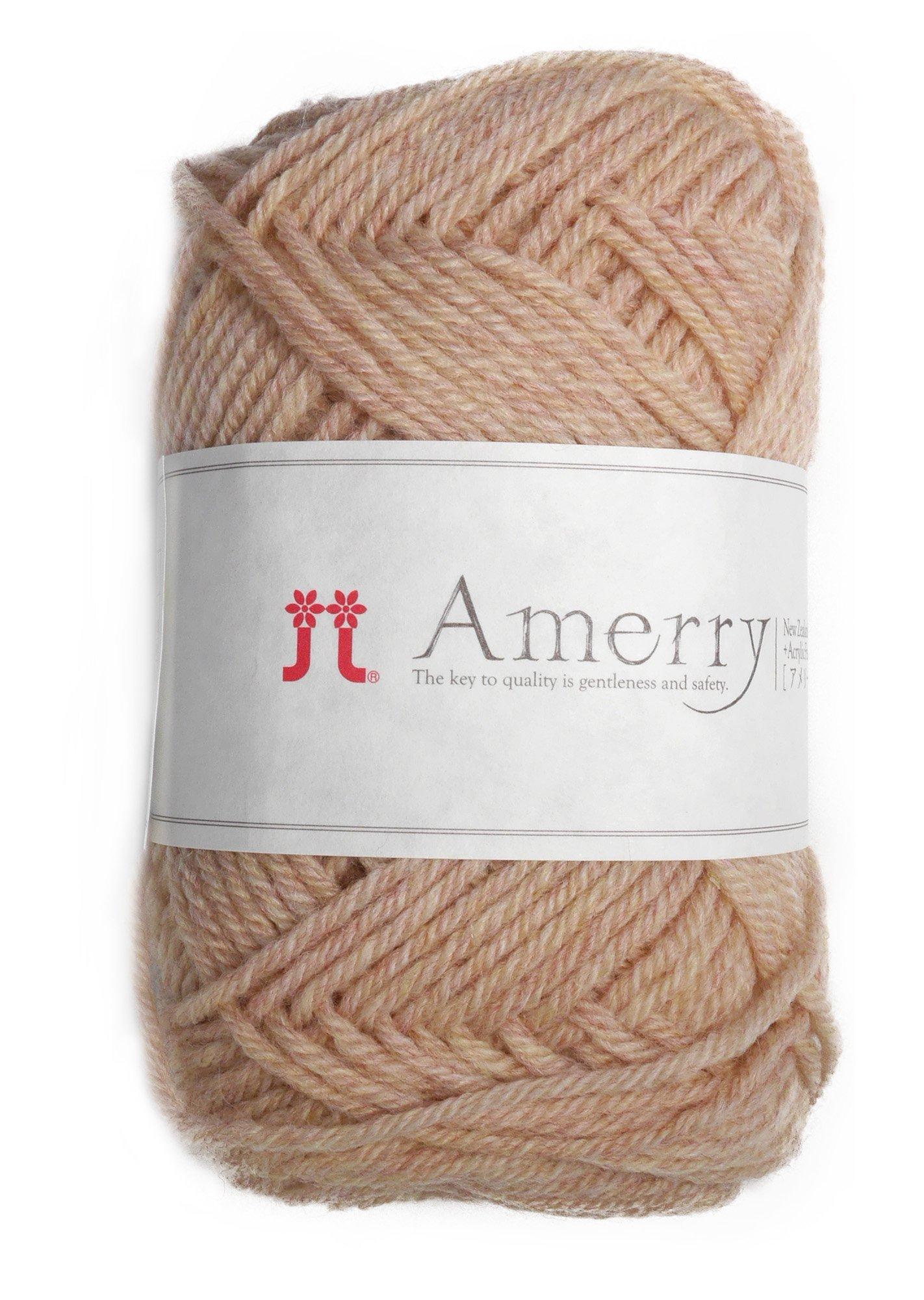 

Hamanaka Amelie Medium 2261 Yarn, Weight, Col. 28, Beige, 40g, Approx. 110m, 5-Ball Set,