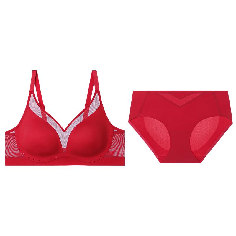 Aimer Oxygen Seamless Bra & Panty Set S