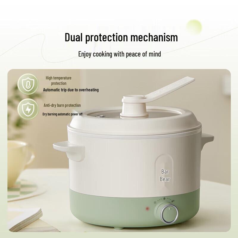 Bear 2.5L Multi-functional Electric Cooker with Steamer CN plug (adapter included)