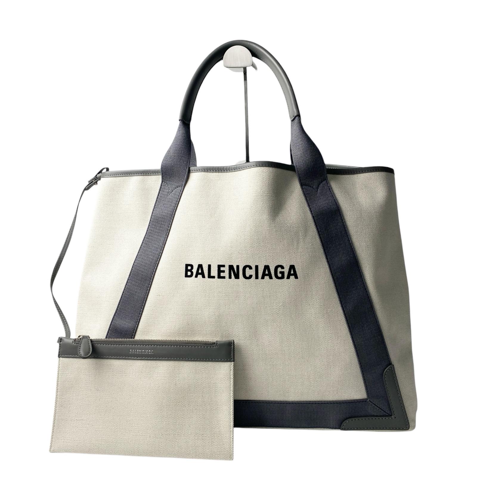 

Used BALENCIAGAHandbag gray/Ivory canvas/leather Women