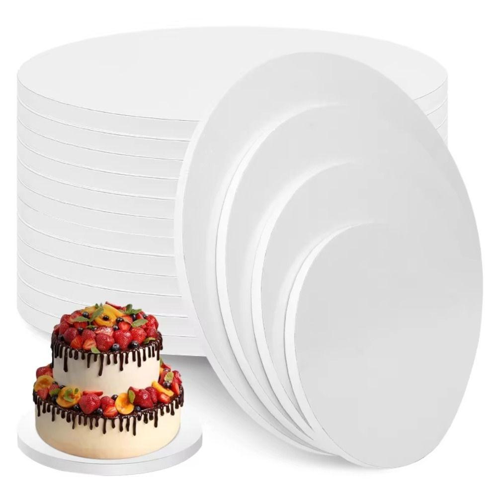 Round Cake Board Base Disposable Cake Board Easy To Use Baking Cake Base Birthday Cake