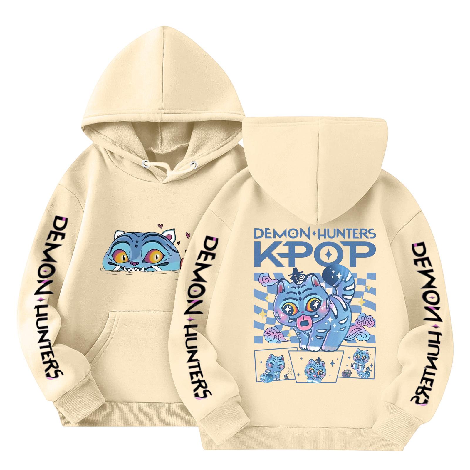 

Толстовки для девочек-подростков, толстовки с длинным рукавом, пуловер с завязками, симпатичная толстовка большого размера 110 бежевый