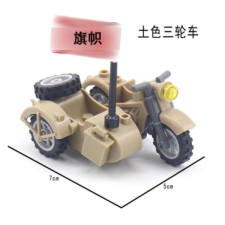 Samlet Byggekloss Soldatdukke Tilbehør Våpen Haubits Rakettkaster Luftvernkanon Militærleketøy