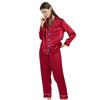 Butterfly Embroidery Silk Pajama Set - Women's Mulberry Silk Two-Piece for Spring/Summer