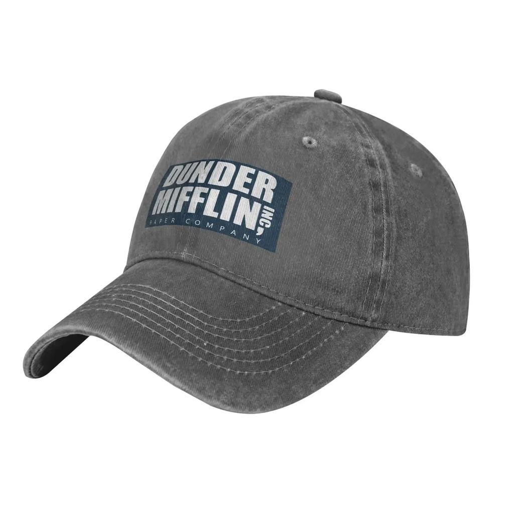 The Office Dunder Mifflin Paper Company Men Women Baseball Caps  Washed Hats Classic Outdoor Activities Adjustable Snapback Cap