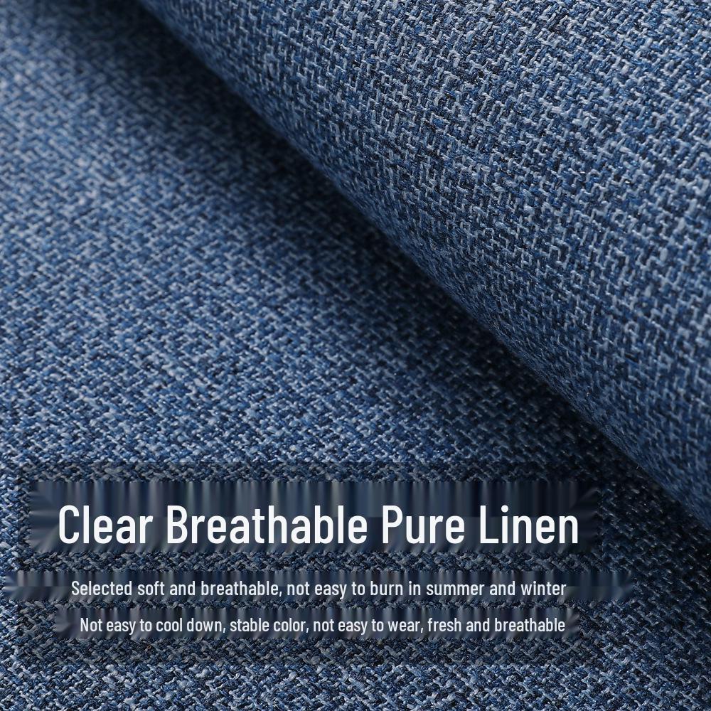 Universal Cotton Linen Car Seat Cushion for Buick Excelle, Regal, LaCrosse, Excelle GT, Encore - All Seasons.