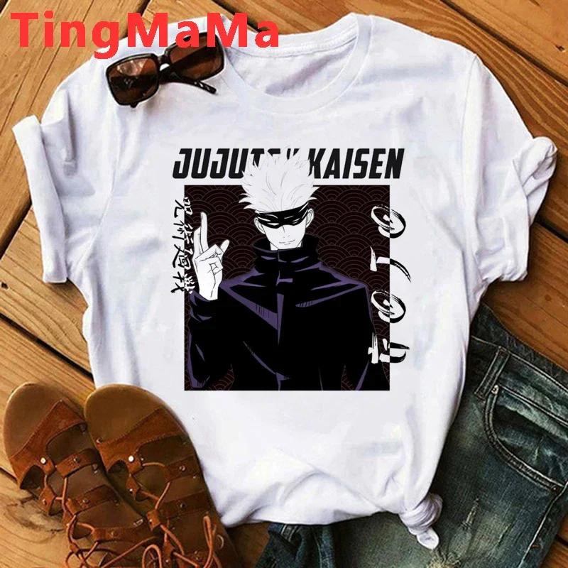 Japanese Anime Jujutsu Kaisen Unisex T Shirts Itadori Yuji Print Harajuku Tops RyoUnisex Sukuna Unisex Short Sleeves T-Shirt Unisex