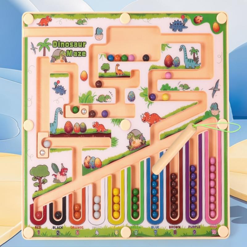 Children S Magneticmaze Walking Ball Baby Concentration Training Writing Logic Thinking Early Education Puzzle Toy