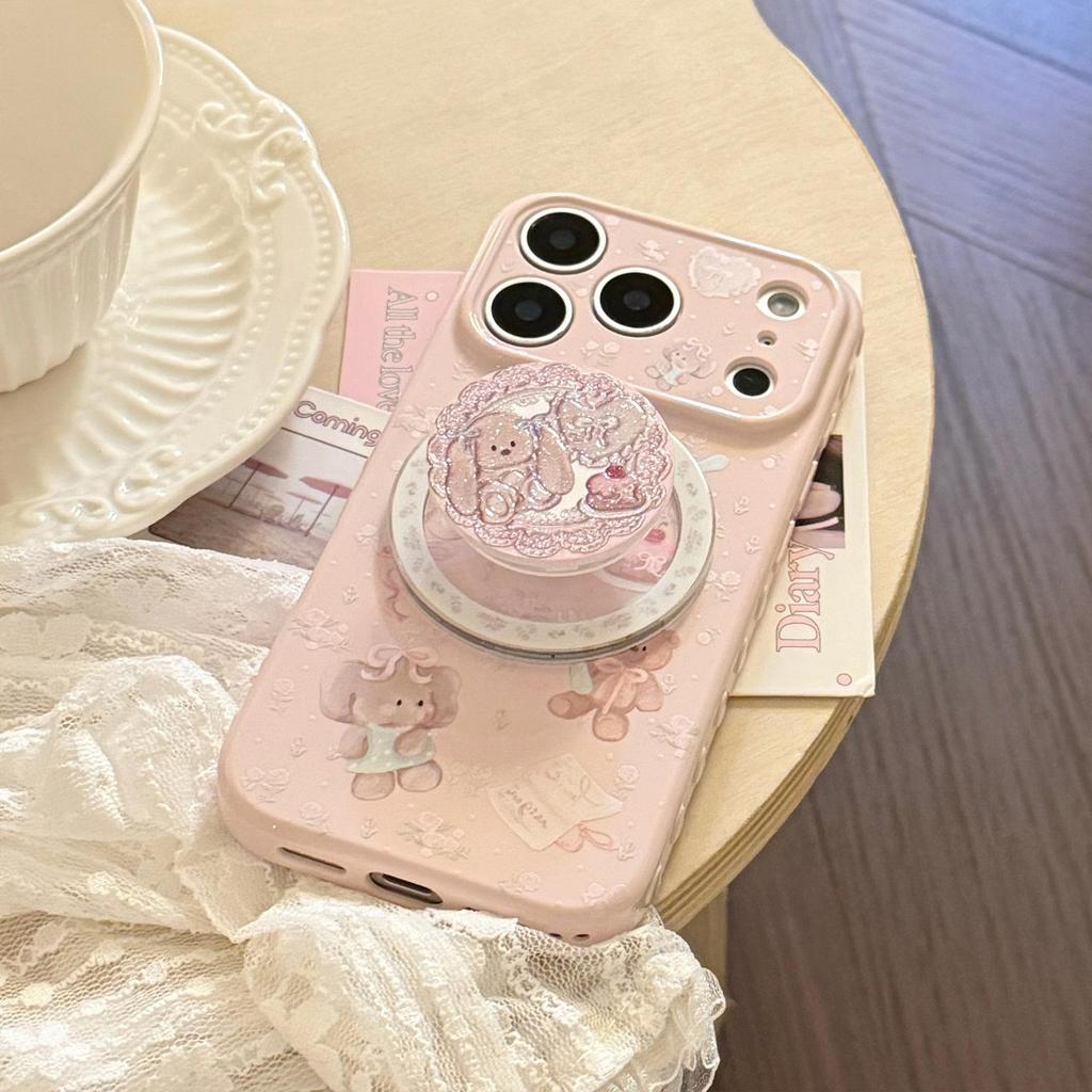 Glitter Magnetic Mount Phone Case for iPhone 16, iPhone 17, and iPhone 17 Pro Max