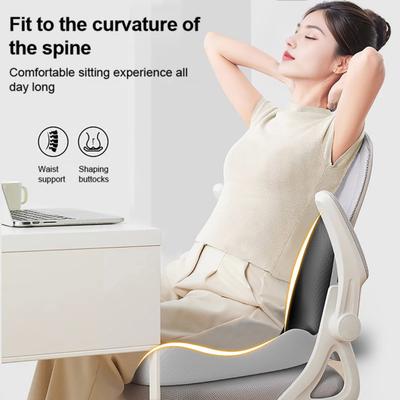 Seat Cushion with Ergonomic Design Waist Support Anti-Slip Memory Foam Lightweight Portable Pain Relief Seat Cushion