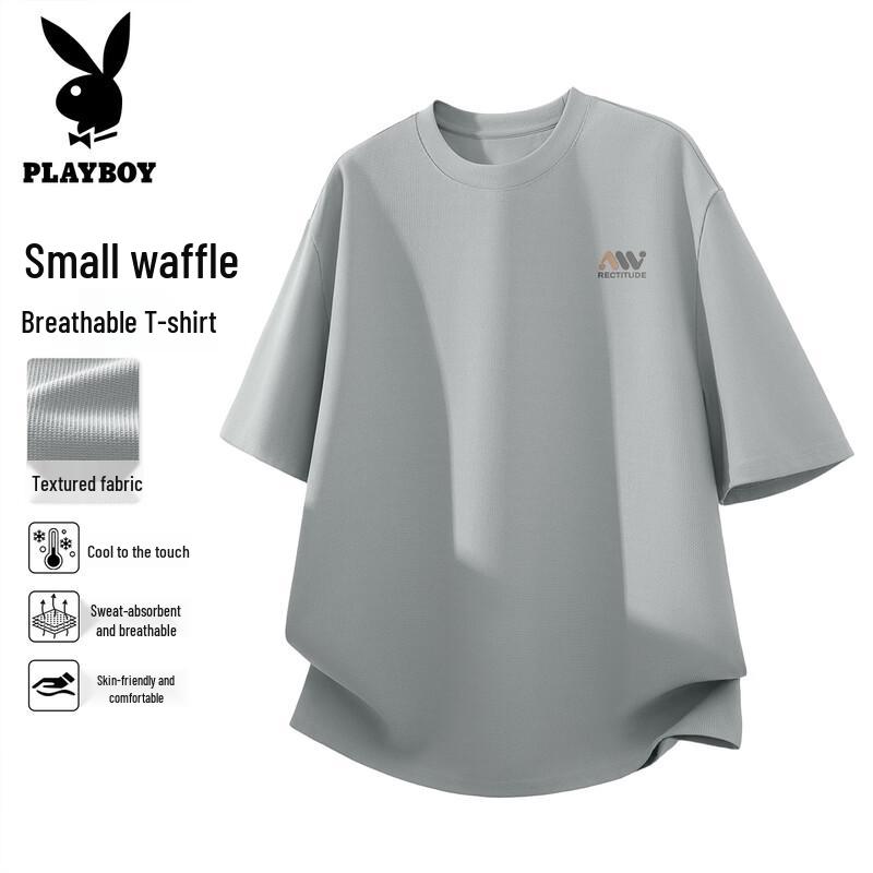 PLAYBOY Men s Waffle Knit Short Sleeve T-Shirt 2026 3XL