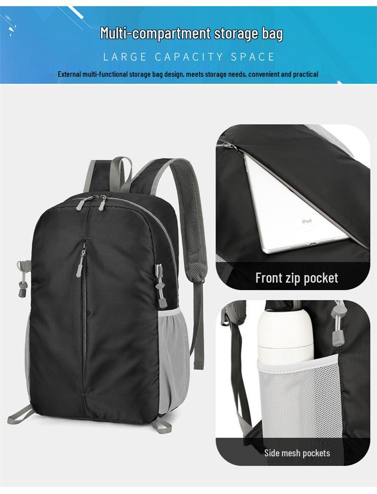 2025 Outdoor Travel Waterproof Folding Backpack