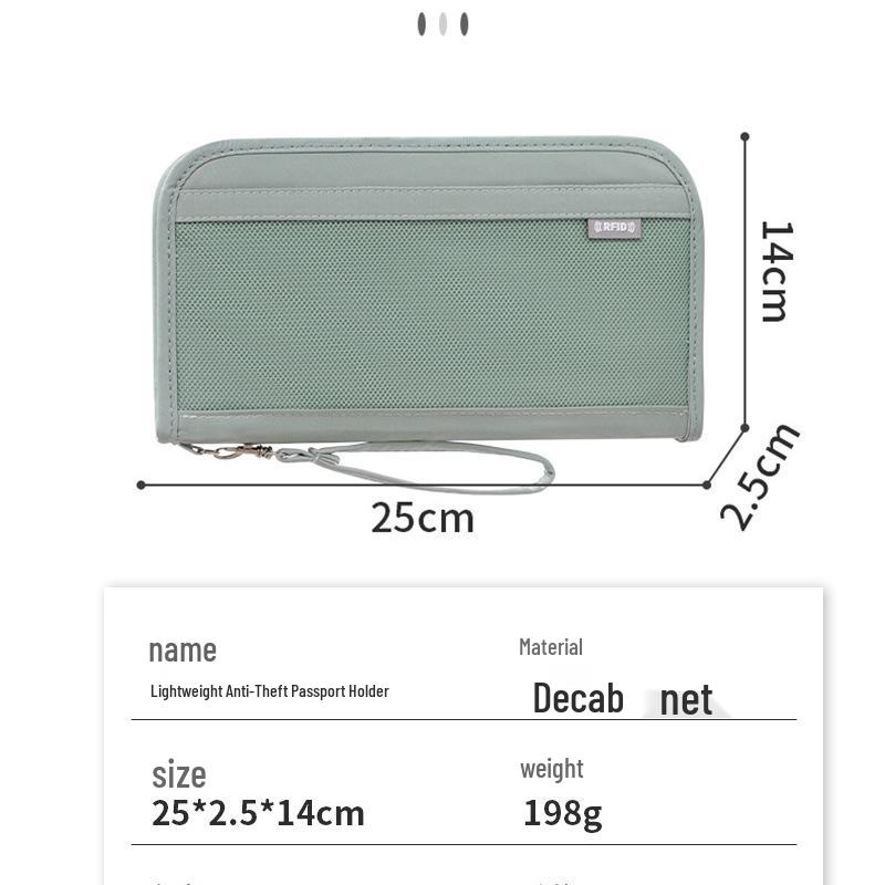 Anti-Theft Passport Holder: Men's Premium Multi-Functional Travel Bag