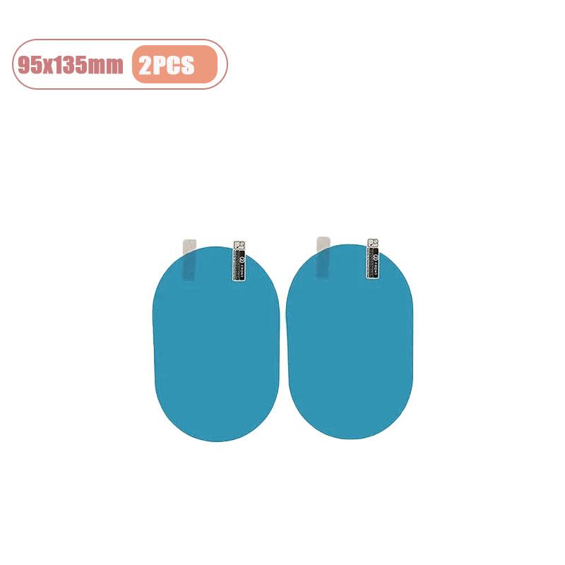 Car Rearview Mirror Rain Prevention Film Set with Anti Fog Waterproof  for Truck Vehicle Window Glass Safe Driving In Rainy